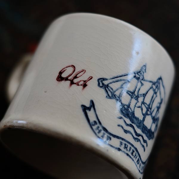 Old Spice Hull Pottery Shaving Mug 1940s-1950s