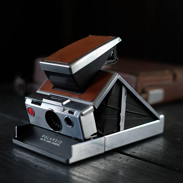 POLAROID SX-70 LAND CAMERA 説明書ケース付き-