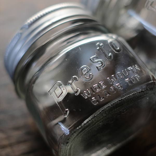 Presto Wide Mouth Galss Top Jar 1930年