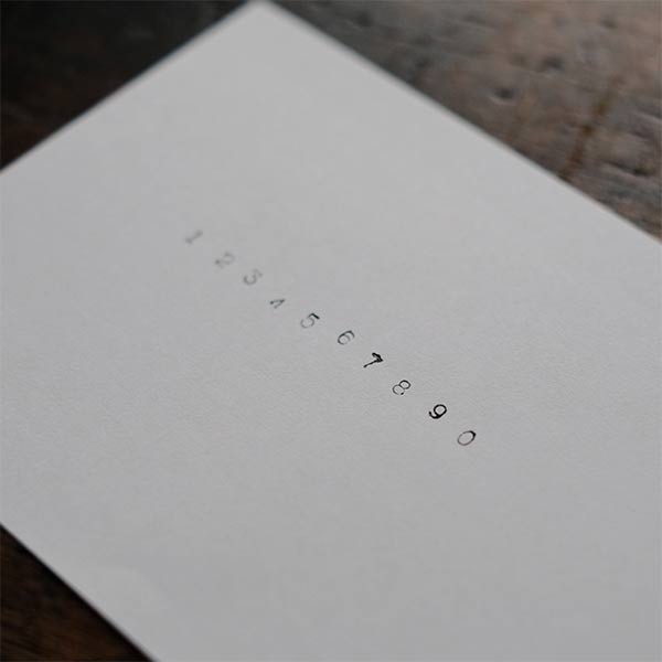 数字の刻印セット