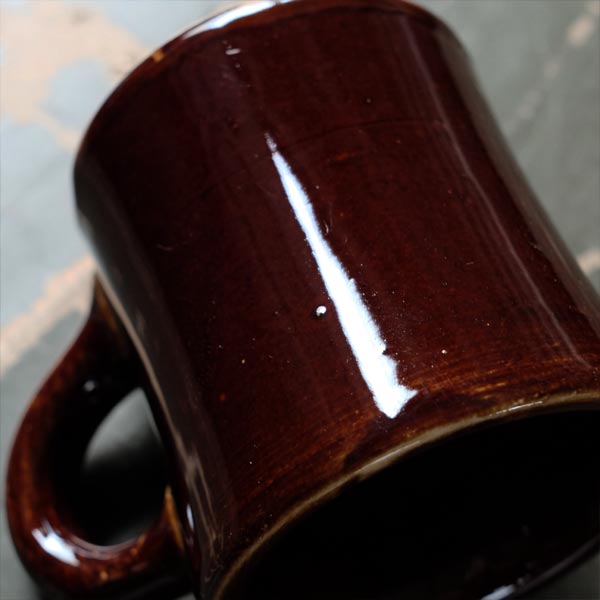 Victor Mug, Red Brown (Late Model)