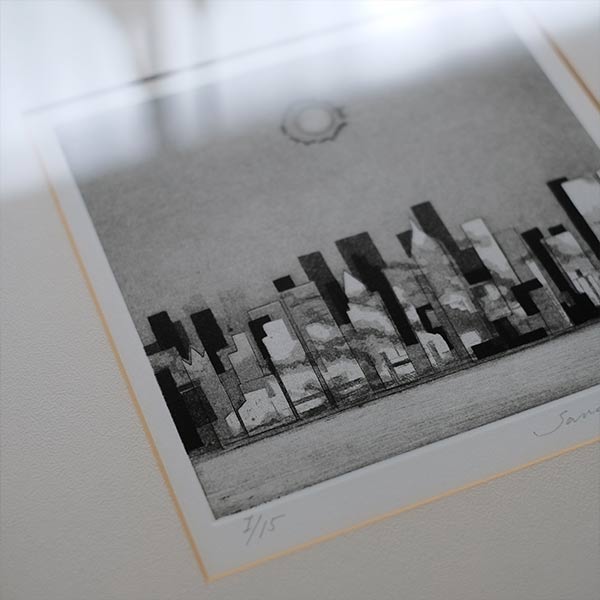 「マンハッタン」リトグラフ Sanami Maeda