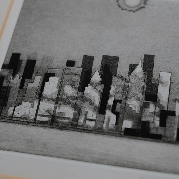 「マンハッタン」リトグラフ Sanami Maeda