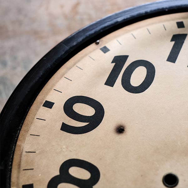 Early Showa era SEIKOSHA wall clock with battery-operated quartz movement replaced