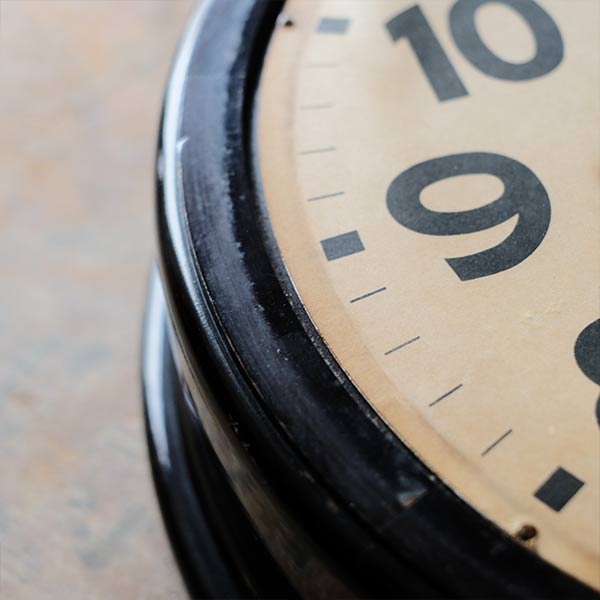 Early Showa era SEIKOSHA wall clock with battery-operated quartz movement replaced