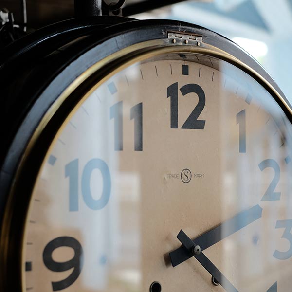 Early Showa era SEIKOSHA wall clock with battery-operated quartz movement replaced