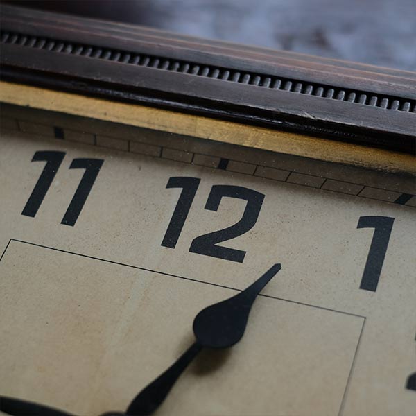 SEIKOSHA wall clock with battery-operated quartz movement replaced