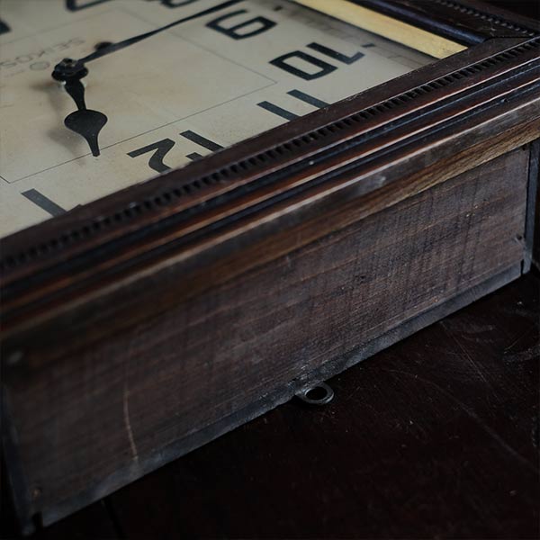 SEIKOSHA wall clock with battery-operated quartz movement replaced
