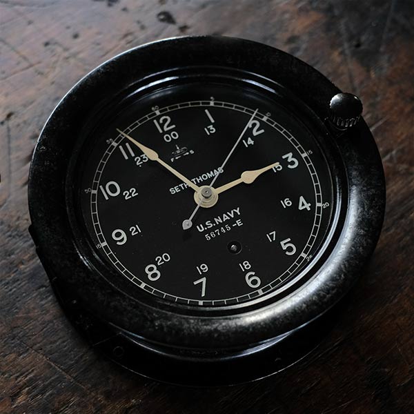 SETH THOMAS USNAVY Hand-wound Marine Watch