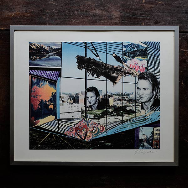 「Sting(スティング)」コラージュ作品 重延瓔子