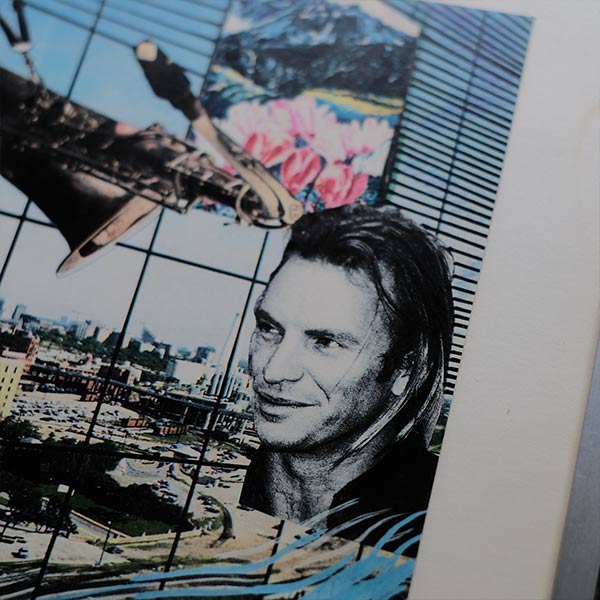 「Sting(スティング)」コラージュ作品 重延瓔子