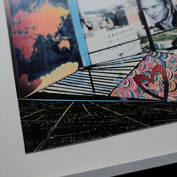 「Sting(スティング)」コラージュ作品 重延瓔子