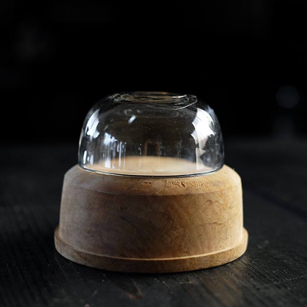 small glass dome