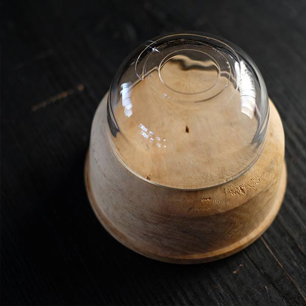small glass dome