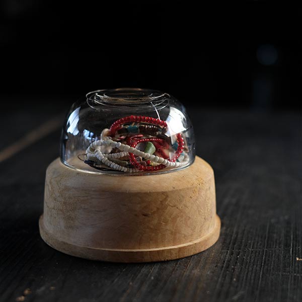 small glass dome