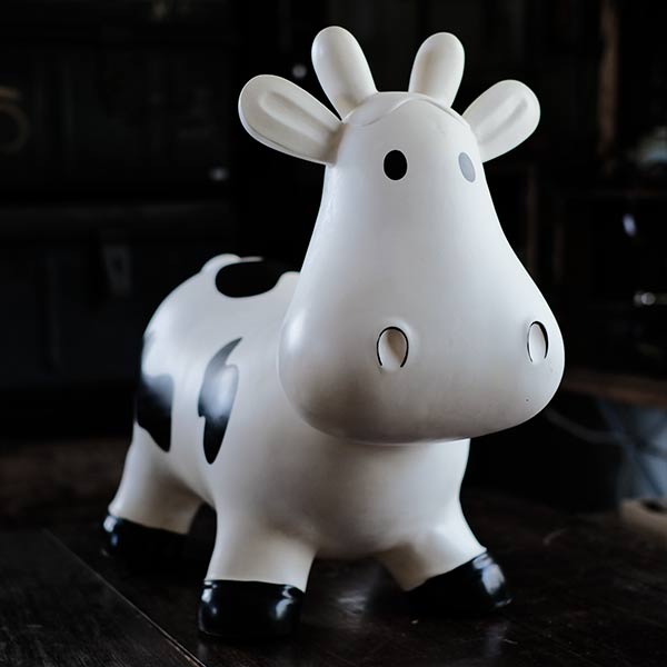 Soft vinyl cow