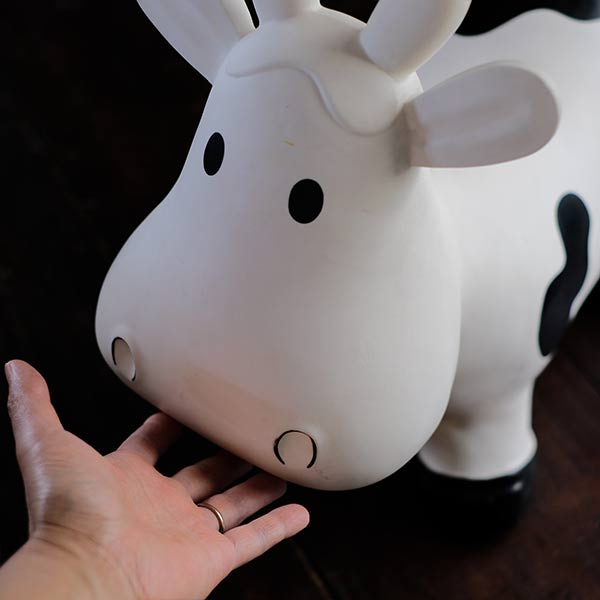 Soft vinyl cow