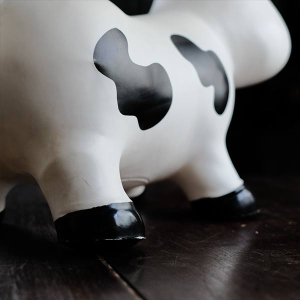 Soft vinyl cow