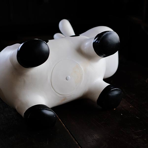 Soft vinyl cow