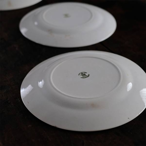 SPMC IRONSTONE Plate with Patterned Rim φ23.5cm