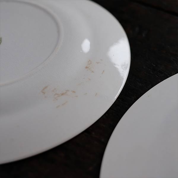 SPMC IRONSTONE Plate with Patterned Rim φ23.5cm