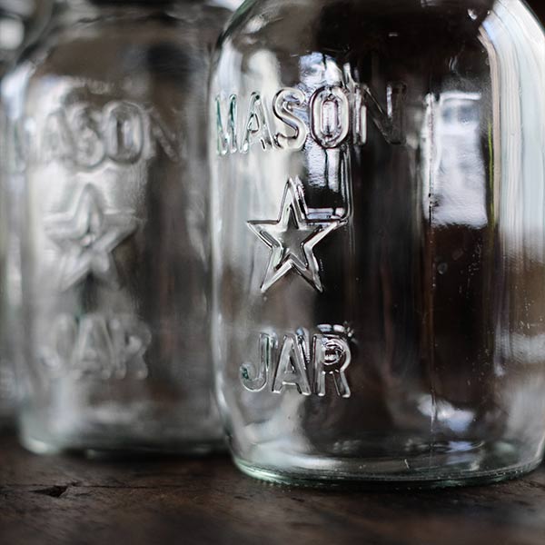 Five Point Star Mason Jar 32oz 1970年代