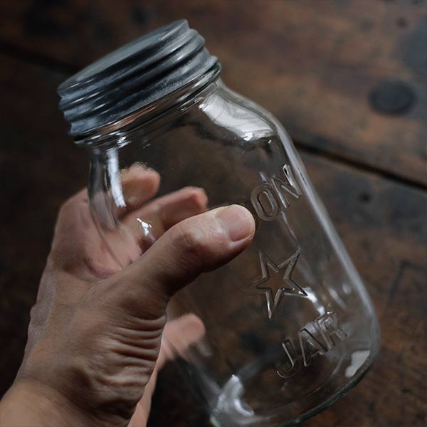 Five Point Star Mason Jar 32oz 1970年代
