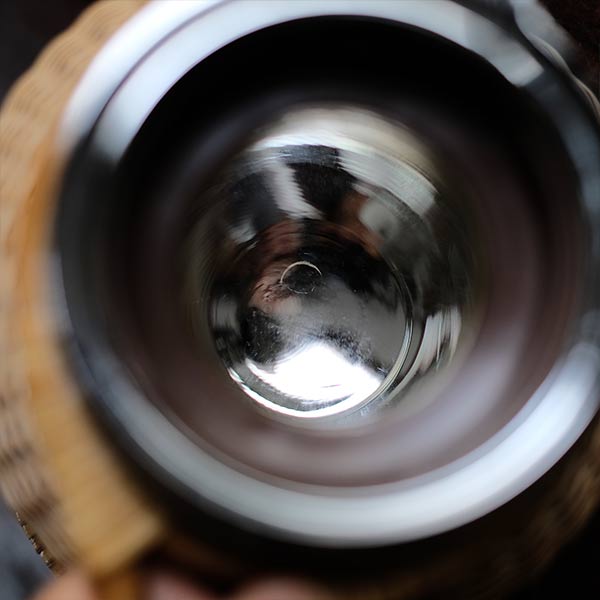 Rattan-wrapped TIGER thermos flask, 1L