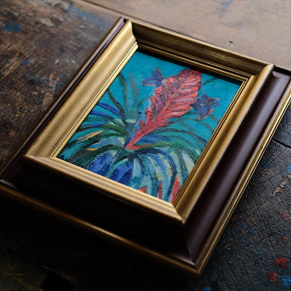 Oil painting "Tropical Flowers"