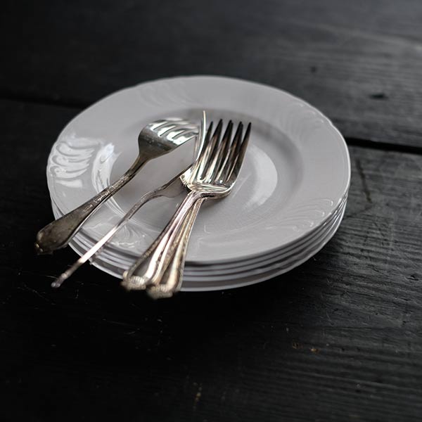 Anonymous hard ceramic dessert plate, φ16.5cm