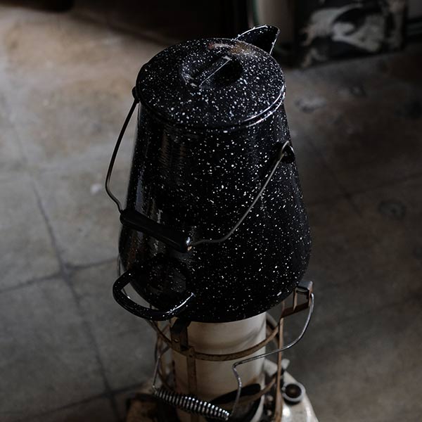 WWⅡ USN Vollrath Co. ホーローのコーヒーポット(8リットル)