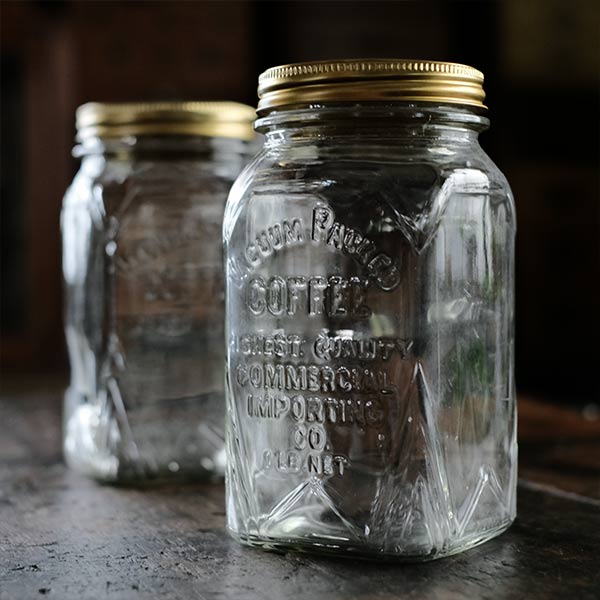 Vacuum Packed Coffee Jar