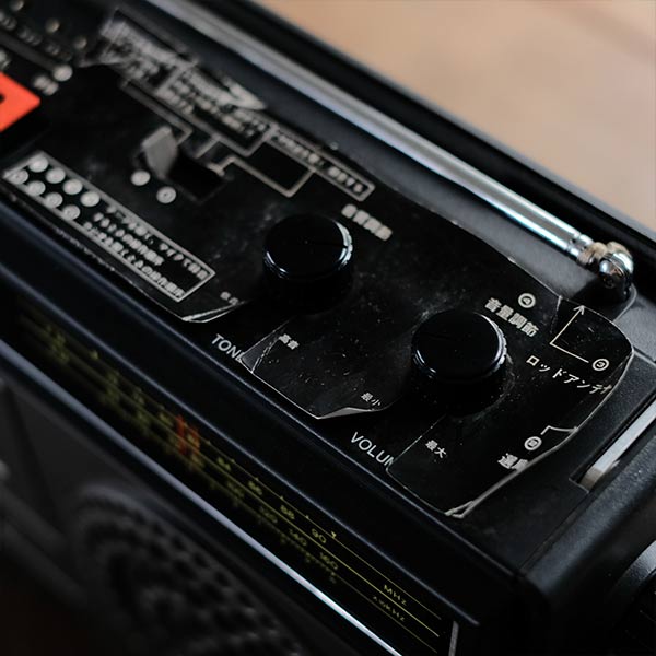 Victor FM/AM 2バンド ラジカセ