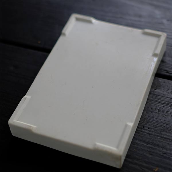 White porcelain water basin