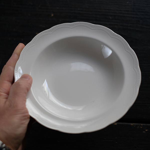 Yamasho Ceramics IRONSTONE Deep Plate φ18cm