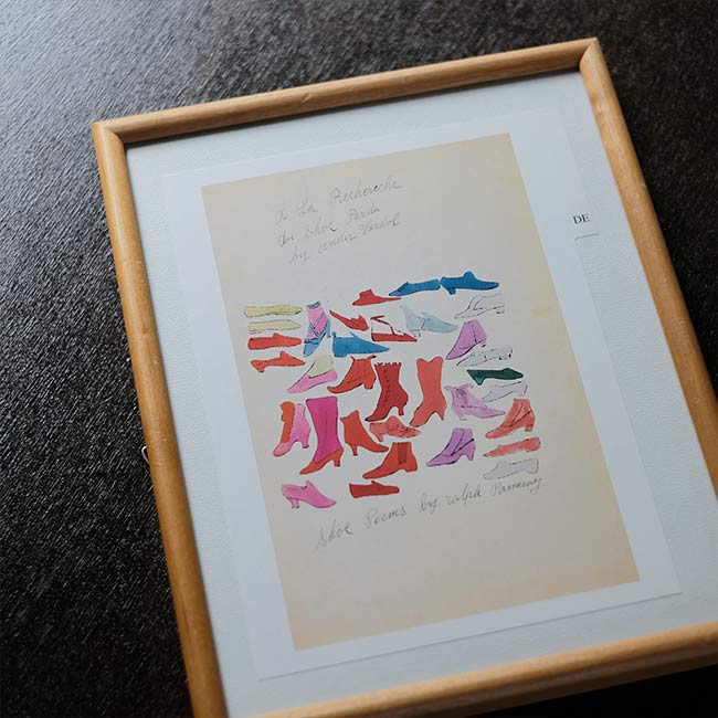 「À la recherche du shoe perdu」Andy Warhol