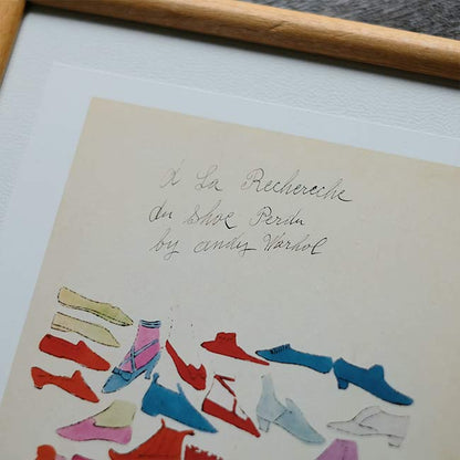「À la recherche du shoe perdu」Andy Warhol