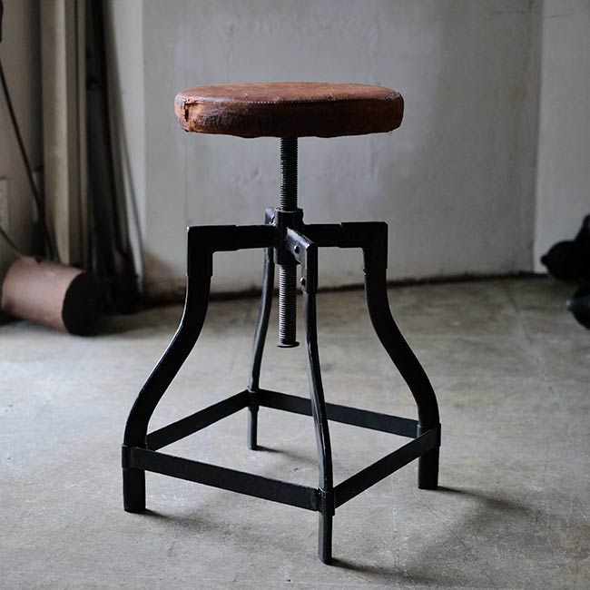 本革スツール アイアンレッグ 楽天市場】スツール 本革 おしゃれ 折りたたみ レザー アイアン