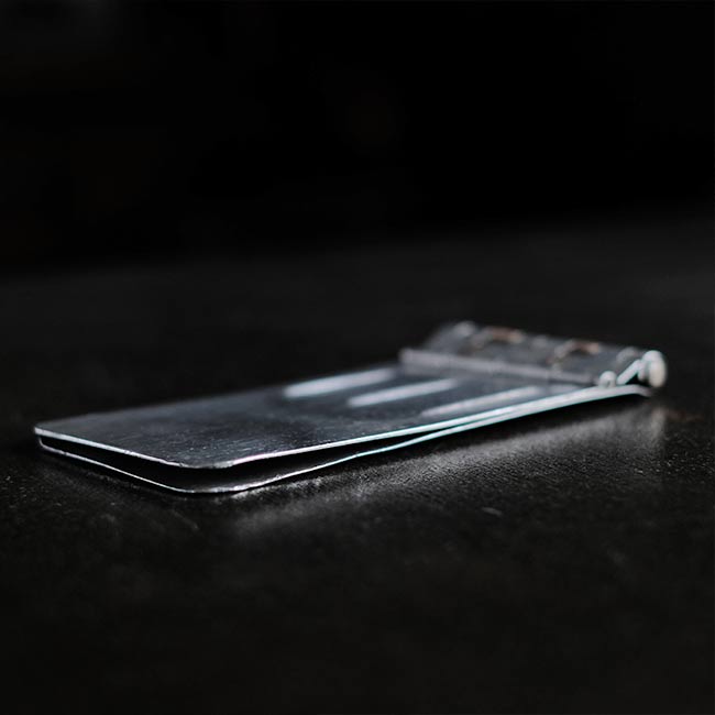 アルミ製メモホルダー