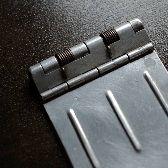 アルミ製メモホルダー