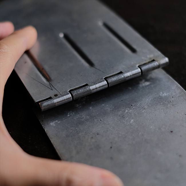 アルミ製メモホルダー