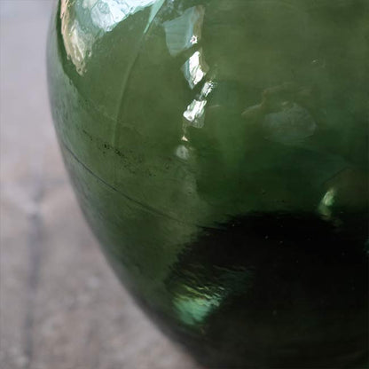 Apple green demijohn bottle