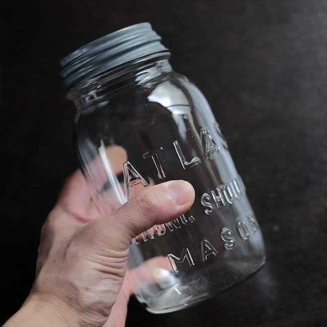 Atlas Strong Shoulder Mason Jar 32oz 1930～1940年代 – zakka store towi