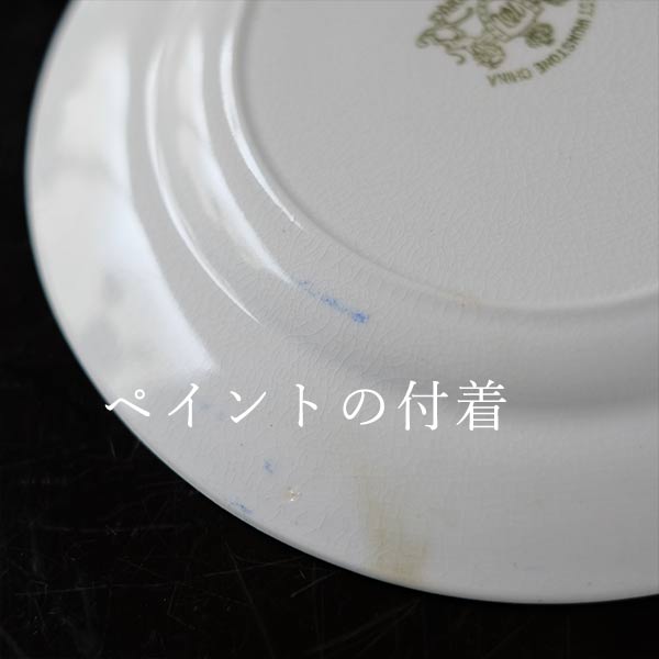 BEST IRONSTONE ブルーラインの皿 φ18cm