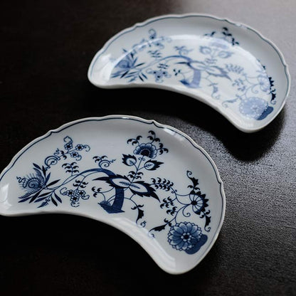 Blue Danube 三日月型皿