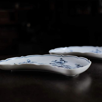 Blue Danube 三日月型皿