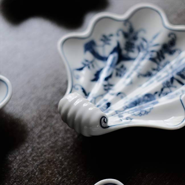 Blue Danube シェル型小皿