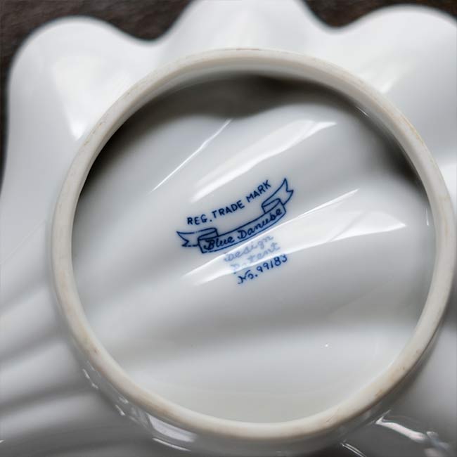 Blue Danube シェル型小皿
