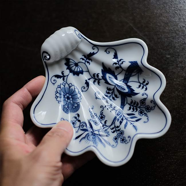 Blue Danube シェル型小皿