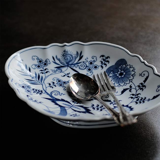 Blue Danube シェル型大皿